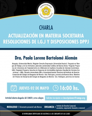 ACTUALIZACIÓN EN MATERIA SOCIETARIA